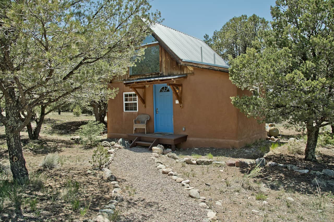 View of the Front of the Cabins