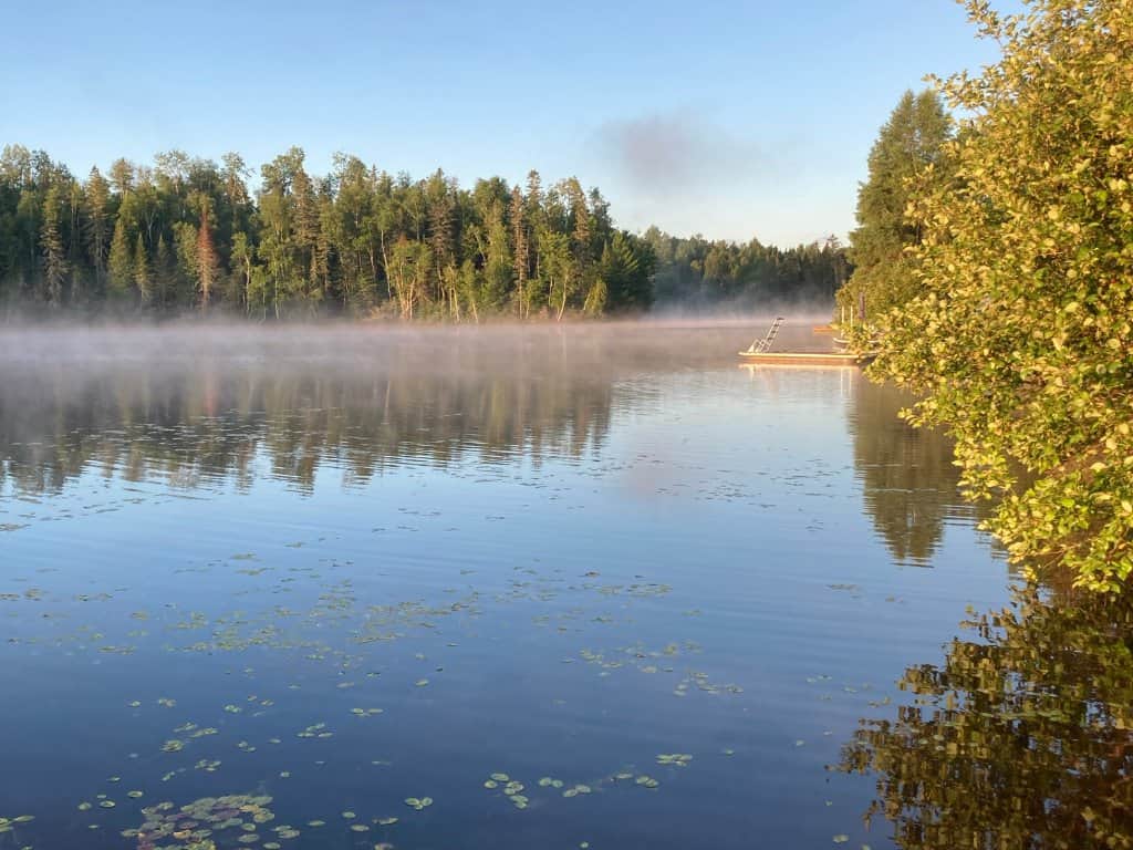 Lac et brume