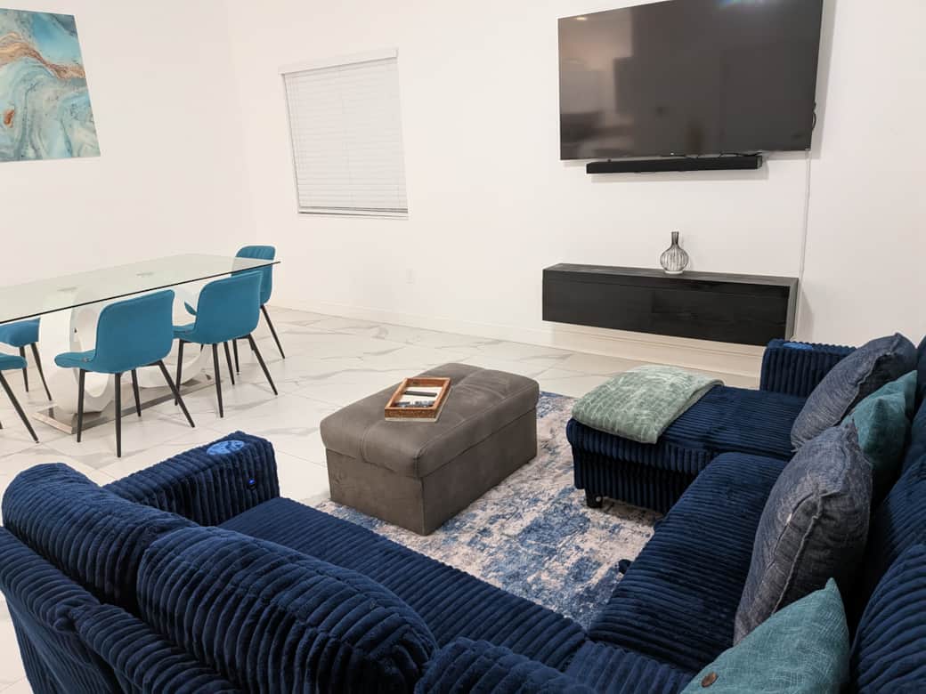 Modern open living & dining — gather in style. Modern open living & dining — gather in style.