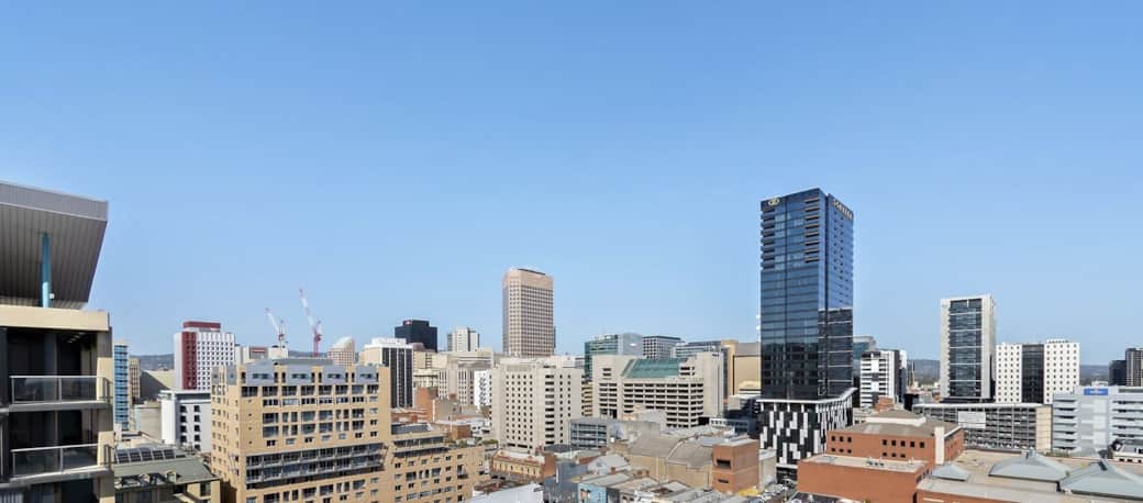 Adelaide city skyline
