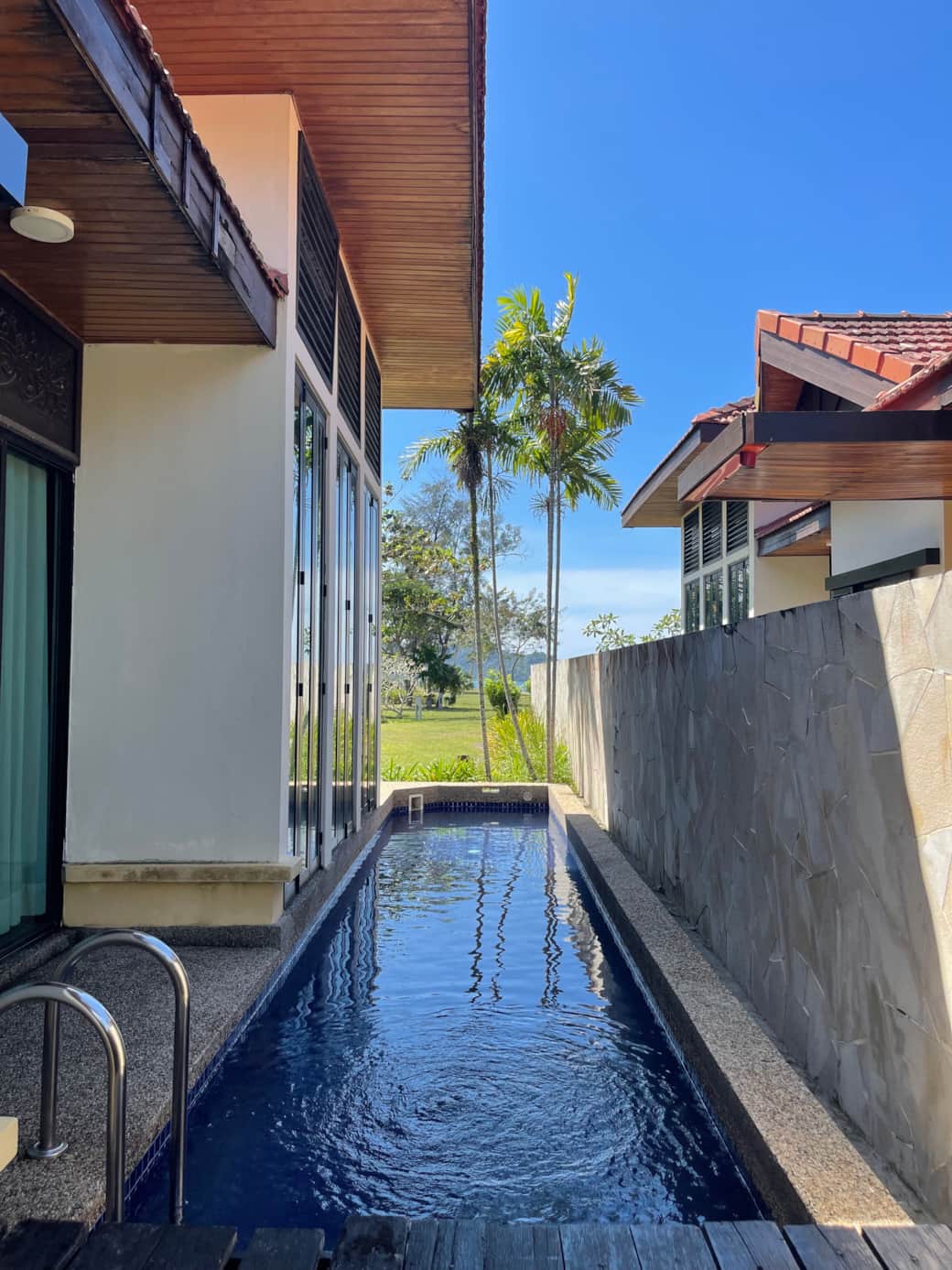 Attached private swimming pool Attached private swimming pool