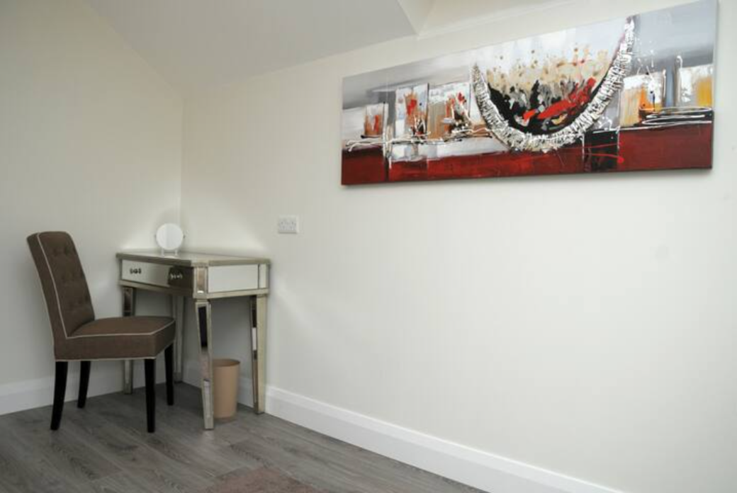 Desk and chair