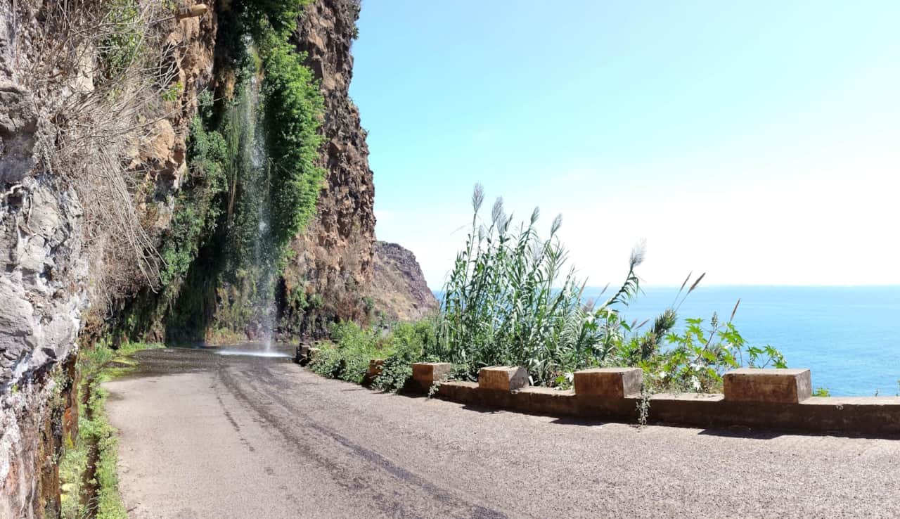 A dreamy ocean-road waterfall—Cascata dos Anjos, pure Madeira magic..jpg