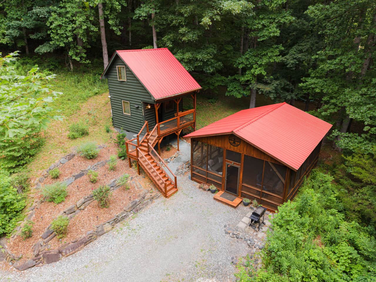 Tiny Escapes Tiny Cabin in Todd North Carolina - Unique Upscale Rentals for All of Life's Moments