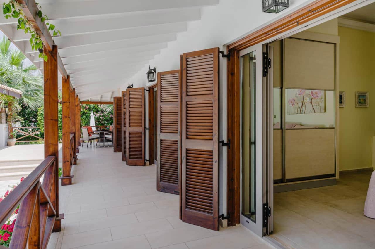 Porch accessible from the ground floor en-suite bedroom.