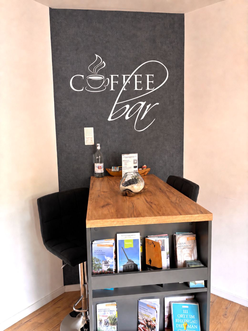 Kaffeebar in der Küche