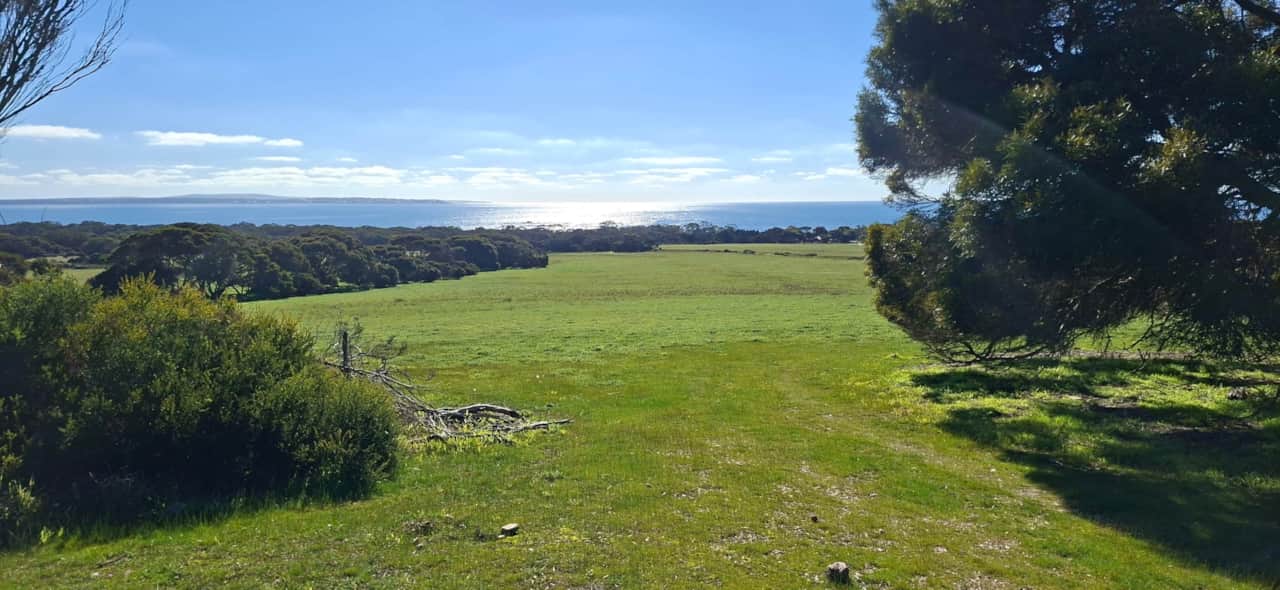 View from the top of hill