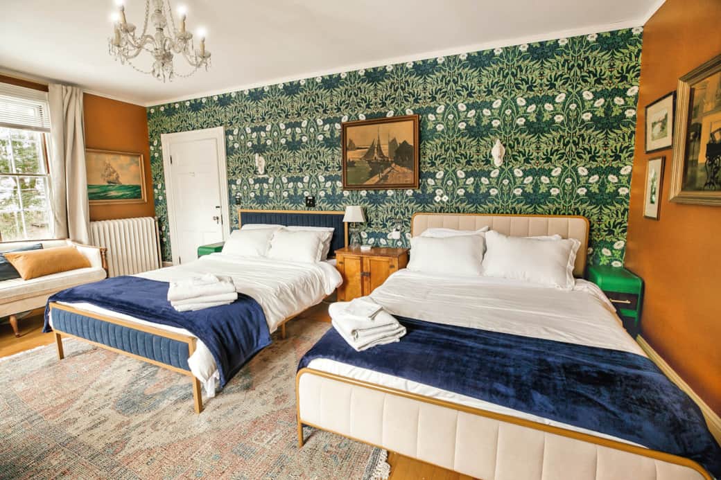 Our beautifully designed double Queen bedroom Our beautifully designed double Queen bedroom