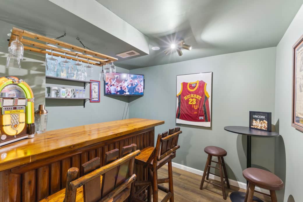 HOOSIERS Sports Pub in basement