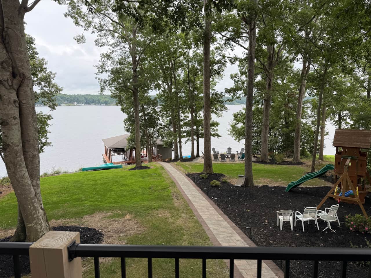 view from the deck