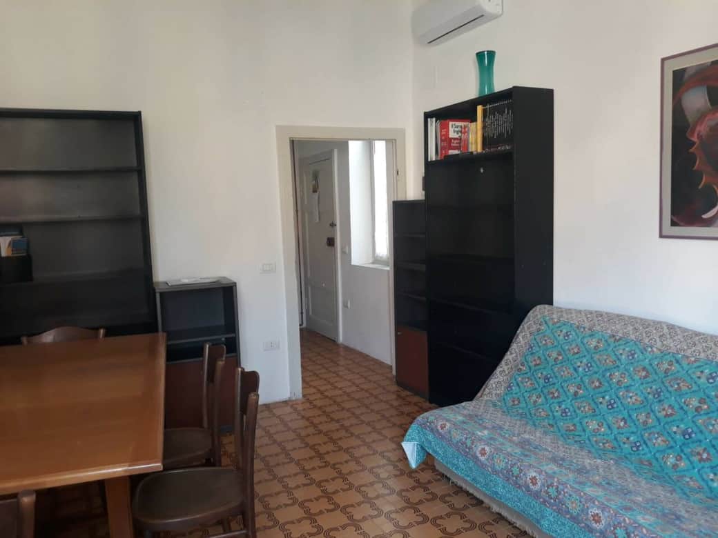 Il salotto con il divano letto