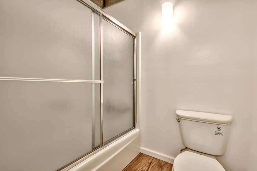 First floor shower over tub
