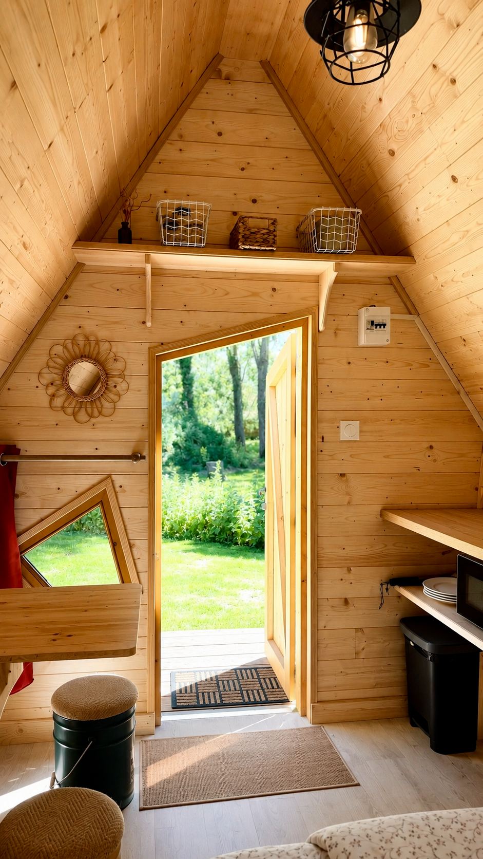 Cabane aux formes singulières