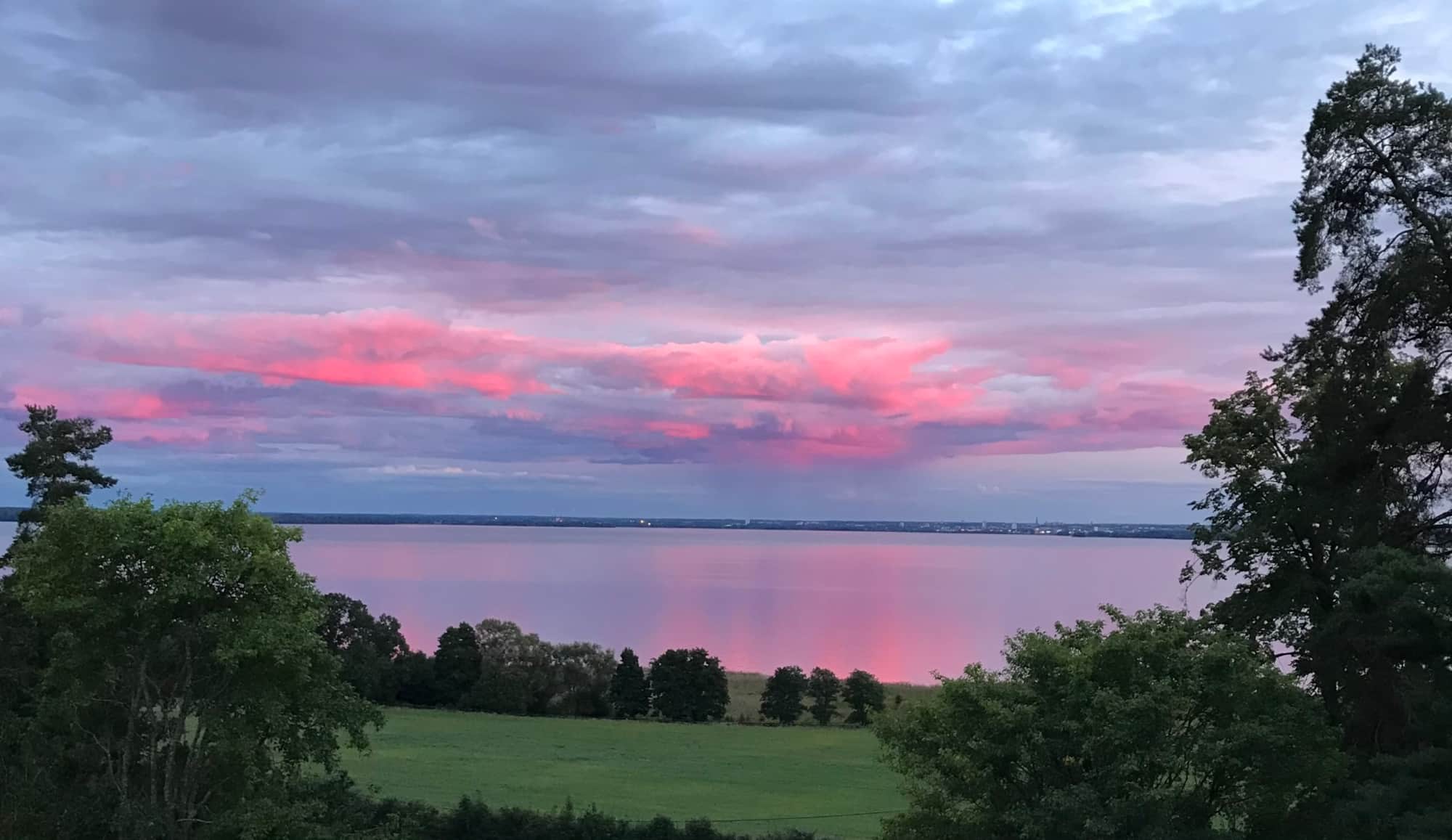 Lake Roxen seen from Flemma Gård