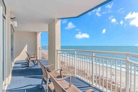 Spacious Extended Balcony with Direct Oceanfront Views!