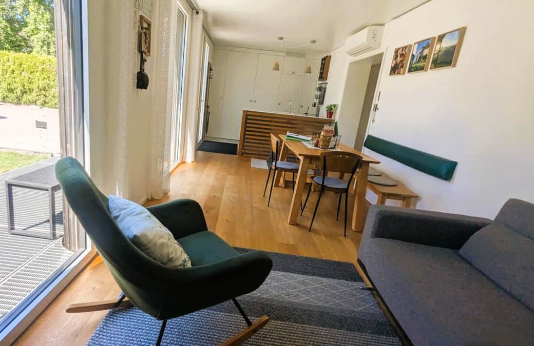 Familienurlaub in Feldkirch im Ferienhaus Haus im Garten mit großem, hellem Wohnbereich Familienurlaub in Feldkirch im Ferienhaus Haus im Garten mit großem, hellem Wohnbereich