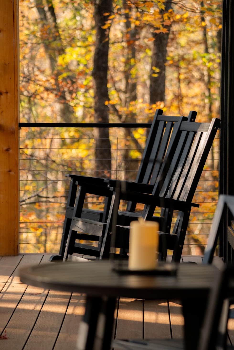 Pine rocking chairs