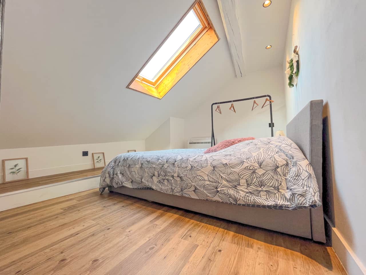 Chambre double avec velux 