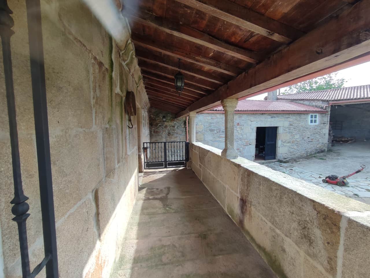 corredor de la casa - vista curro