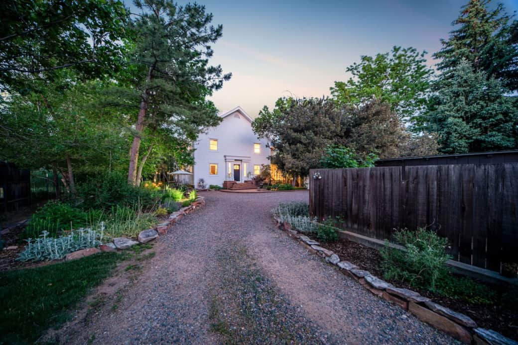 Our secluded property is tucked away down our long gravel driveway.