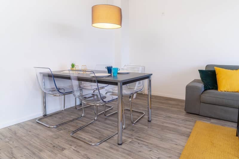 Esstisch für 4 Personen in Wohnzimmer