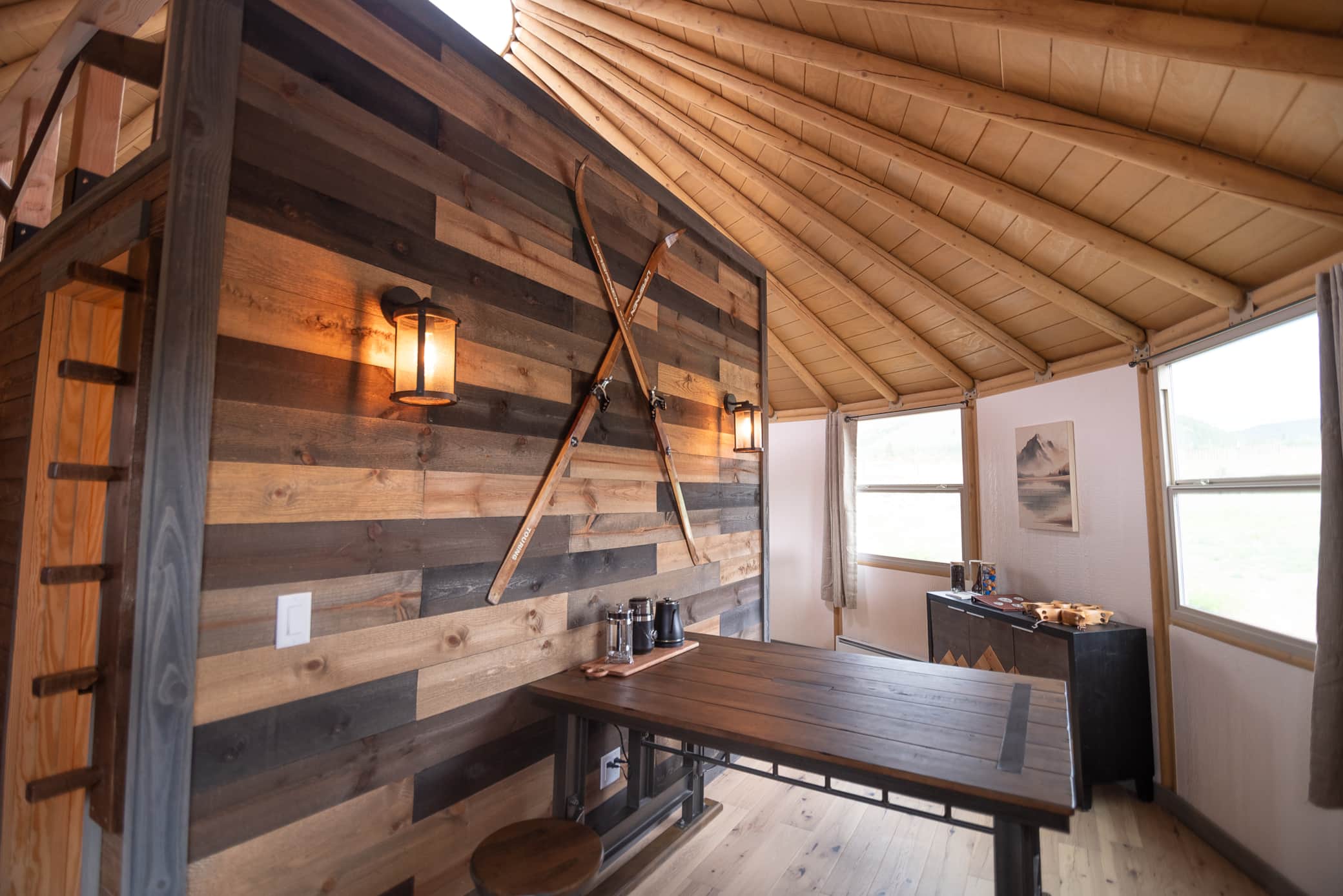Snowy Range Yurt Cabins - Orange Yurt — Centennial, WY — vacation rental