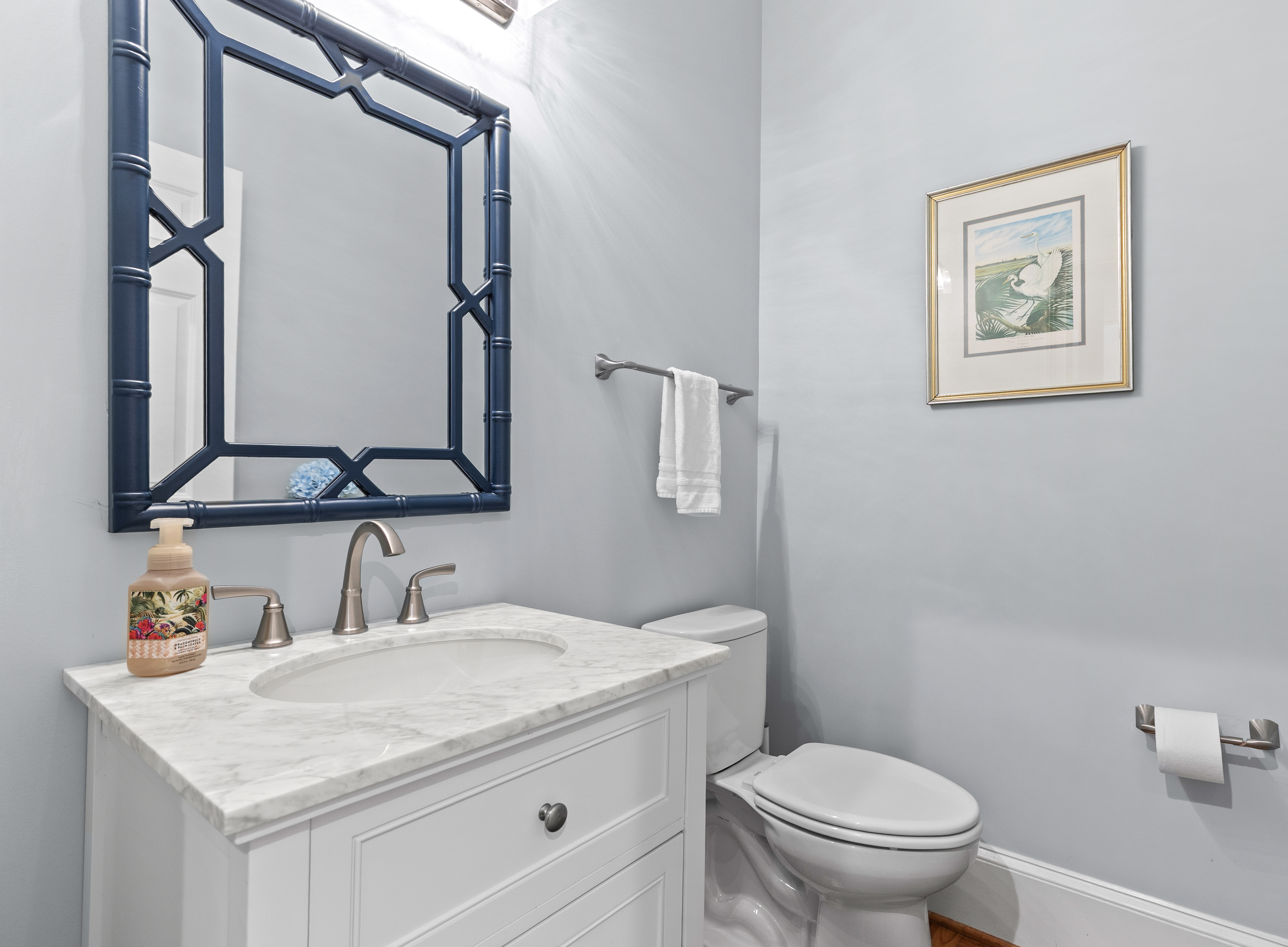 Half Bathroom on the main floor