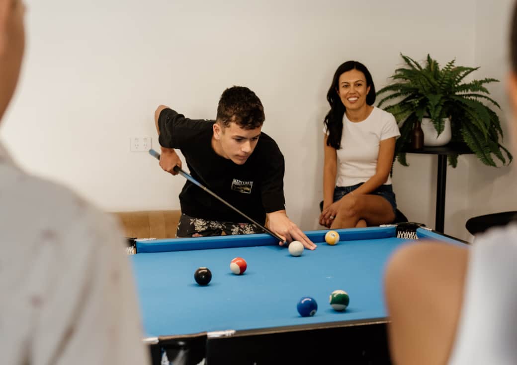 Pool Table in Rumpus