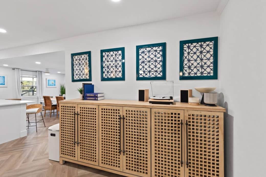 Plenty of additional kitchen storage for our fully stocked kitchen!