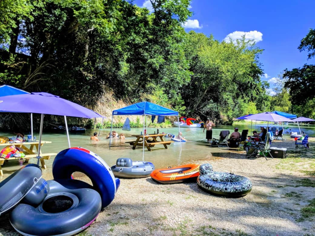 Grab a tube and float down the San Marcos River! Grab a tube and float down the San Marcos River!