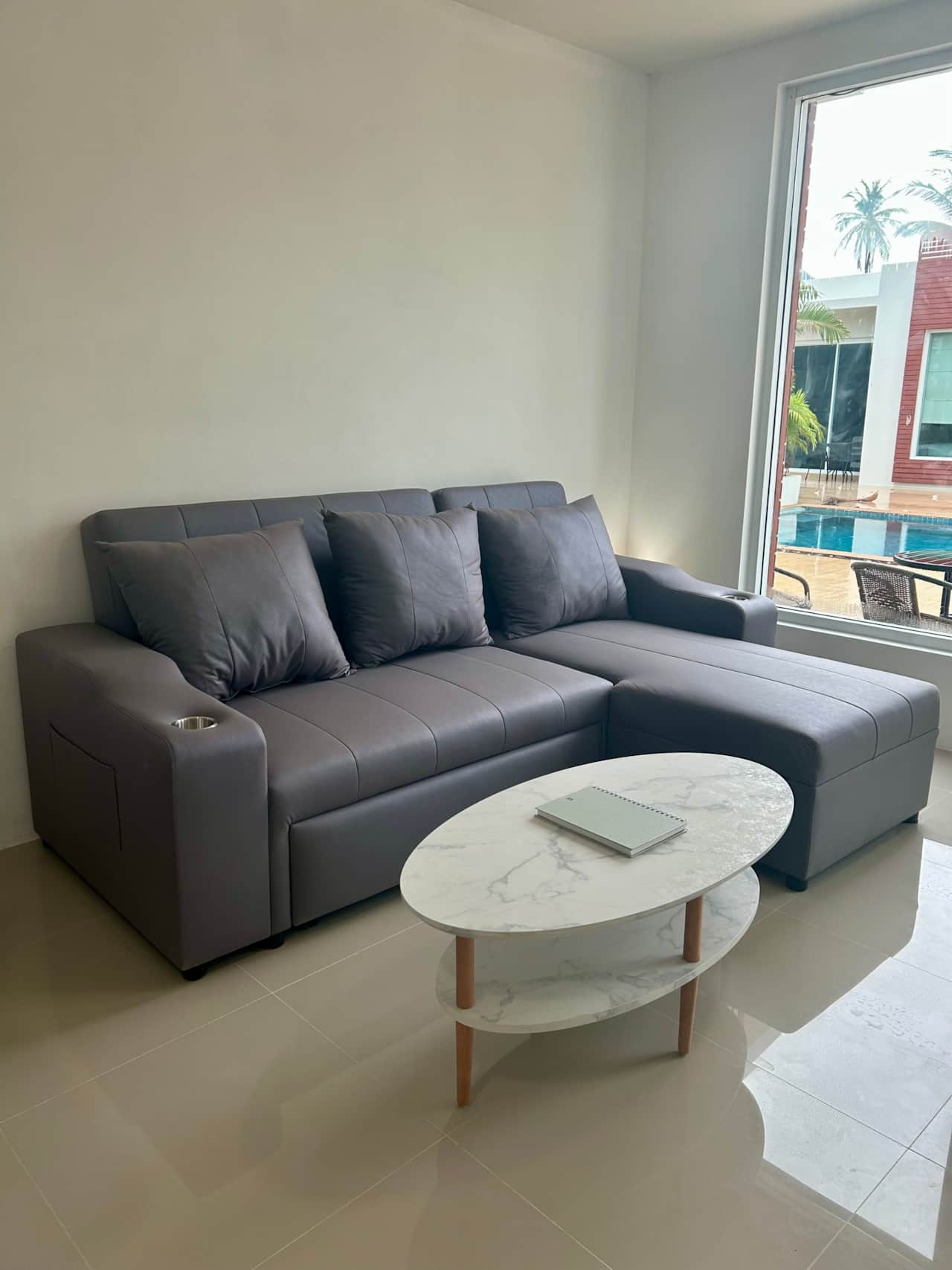 The Beach Village Condo sofa