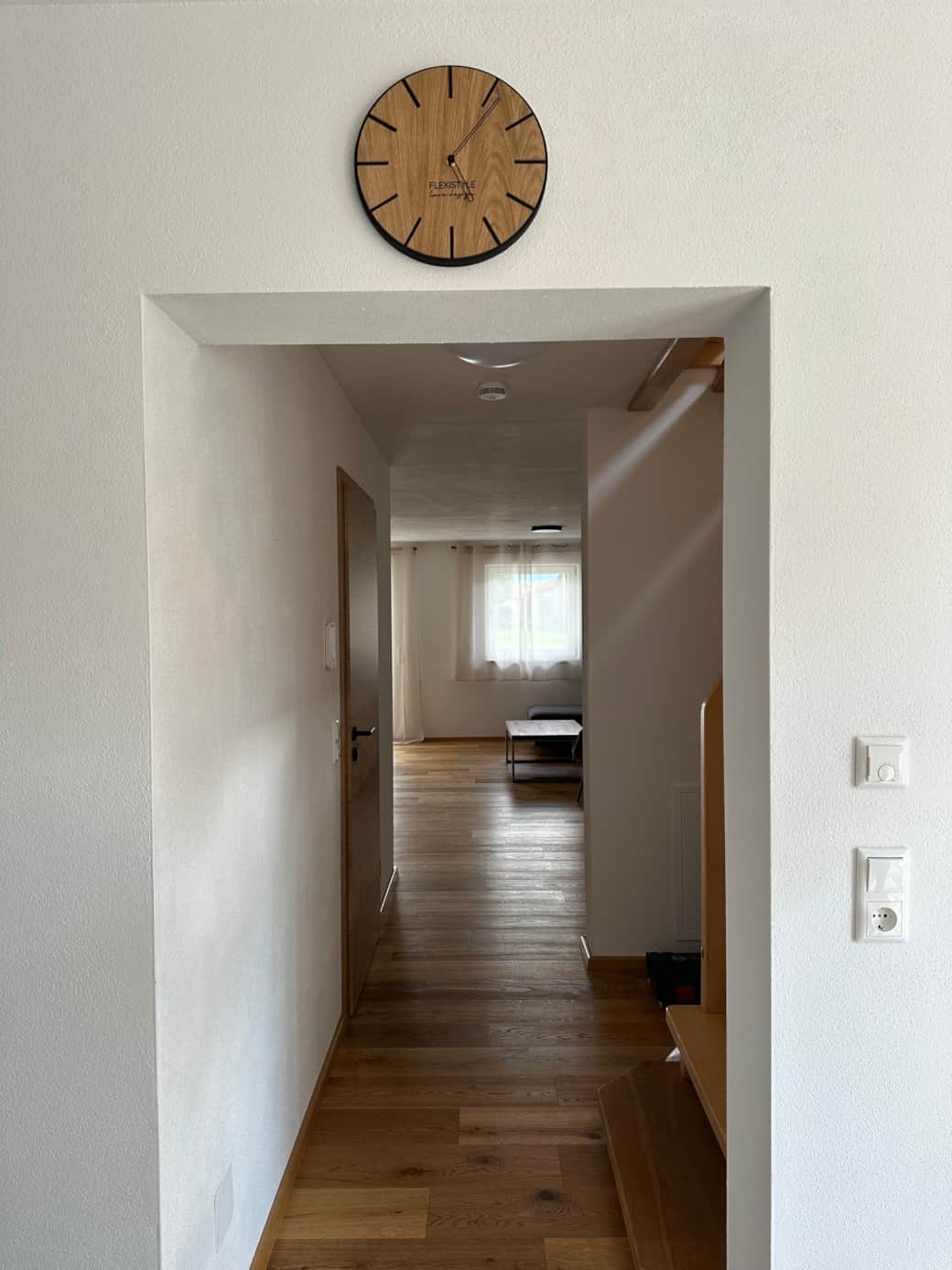Gang ins Wohnzimmer 