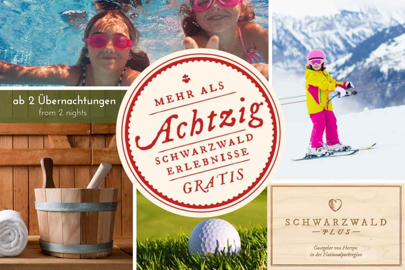 Ferienhaus mit Schwarzwald Plus Karte Nordschwarzwald