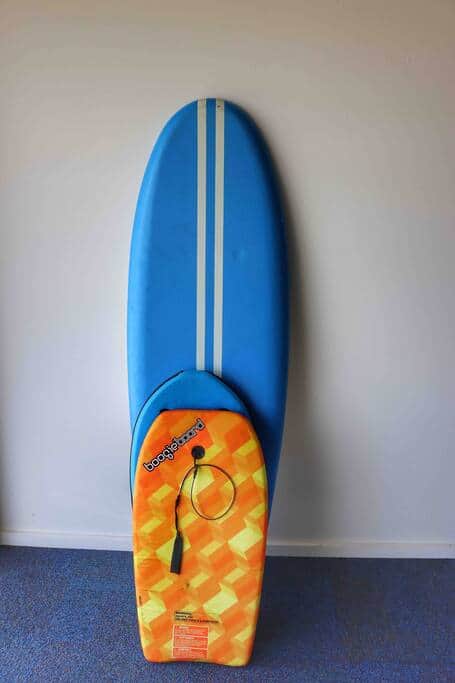 free loan of kids boogie boards and surfboards