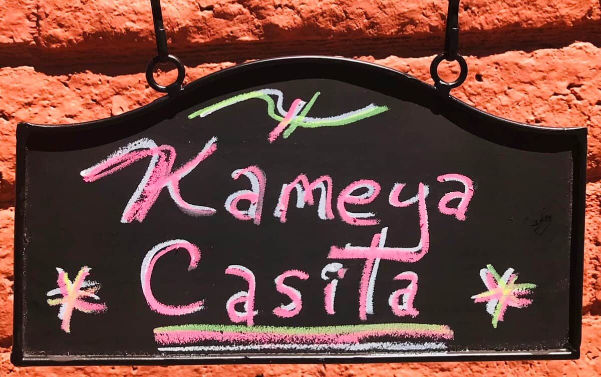 No second-guessing here—you’ll know you’ve found the right door when you spot the bright and happy Kameya Casita sign. Come on in, your Sedona getaway starts now!
