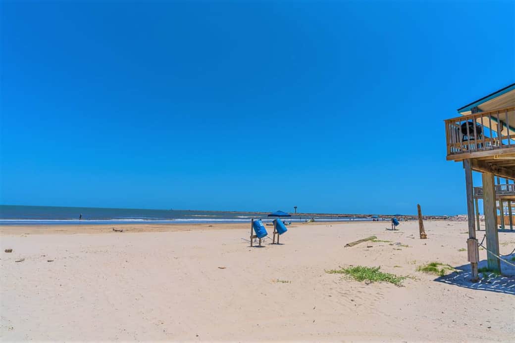 Beautiful spacious pedestrian beach (pictured July 2023)