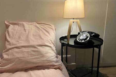La chambre et sa touche vintage