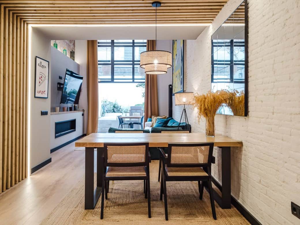 Dining Table & Living Room