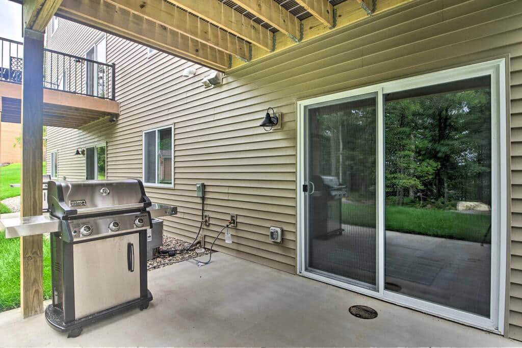Lower patio