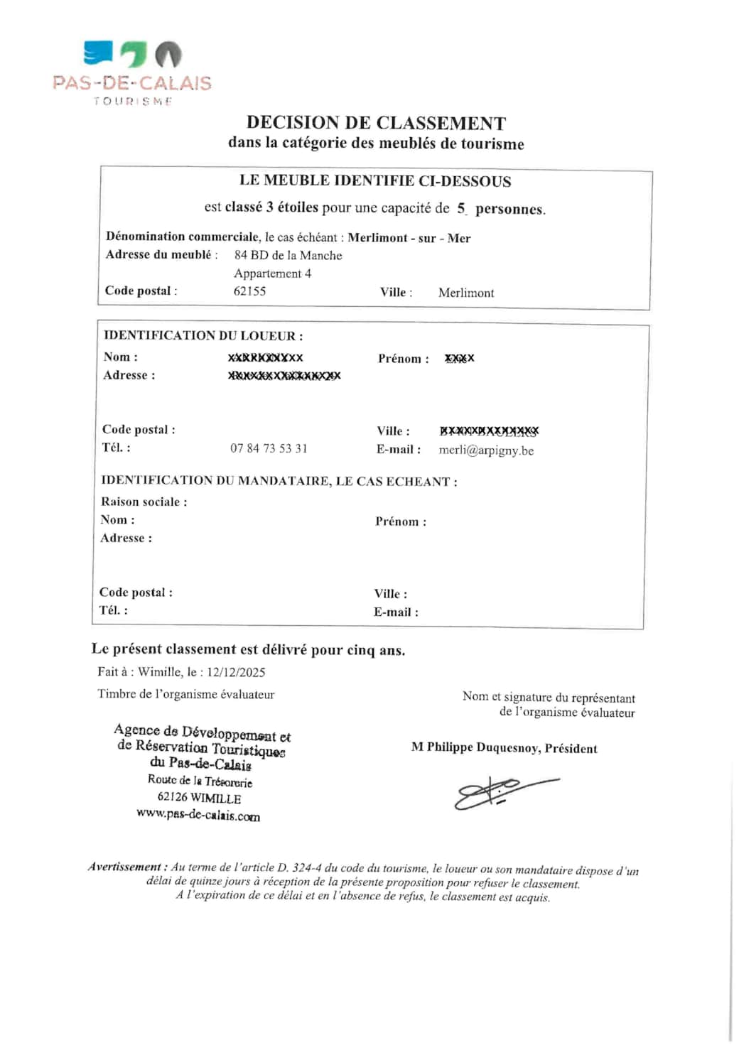 Décision classement - apt4 anonyme