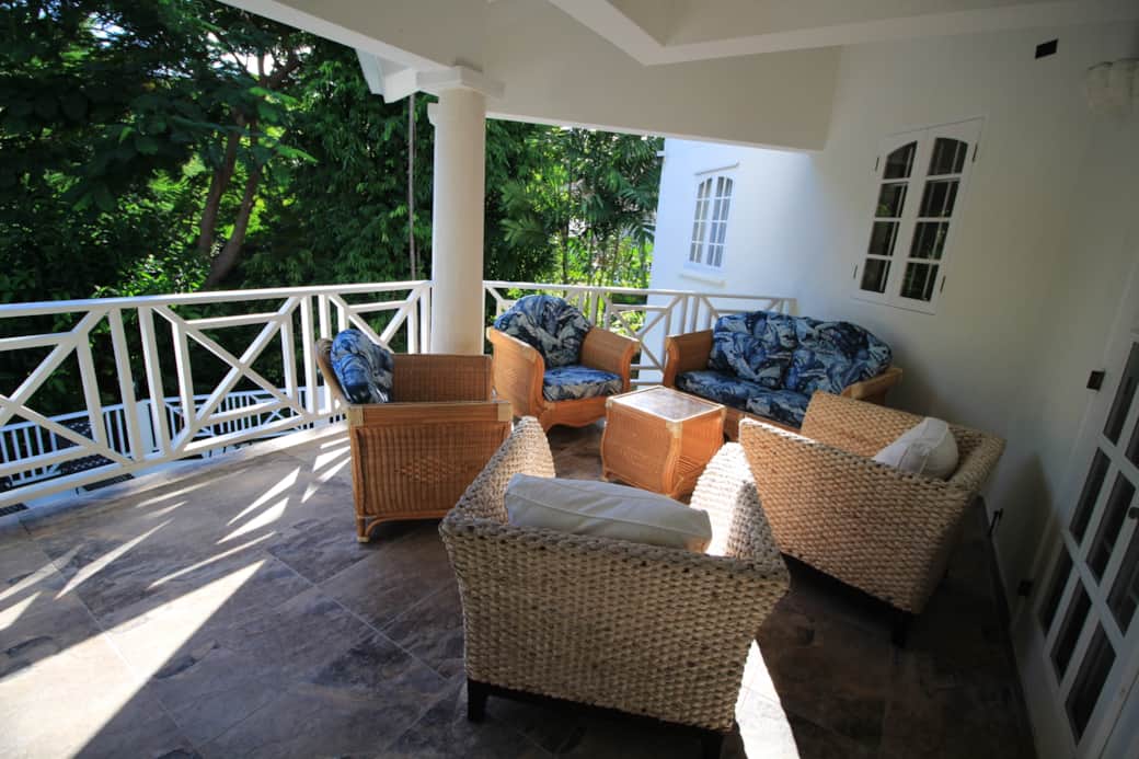 Covered Terrace Seating Area