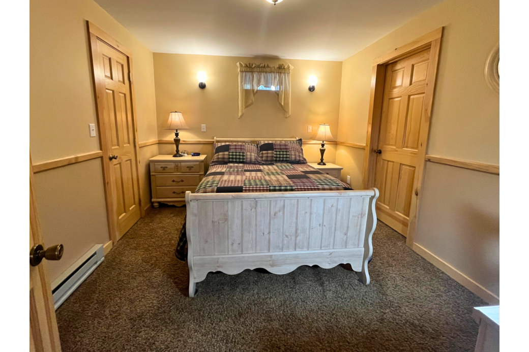 Bedroom 4, lower level. Full sized bed. 