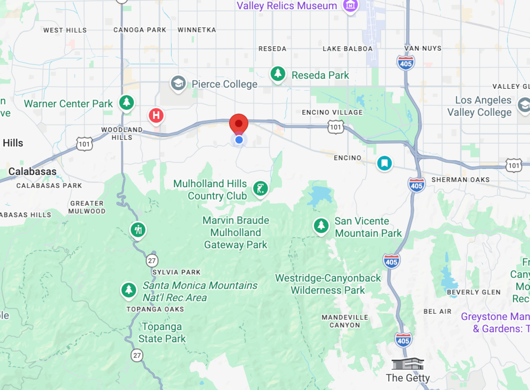 Map of the property location