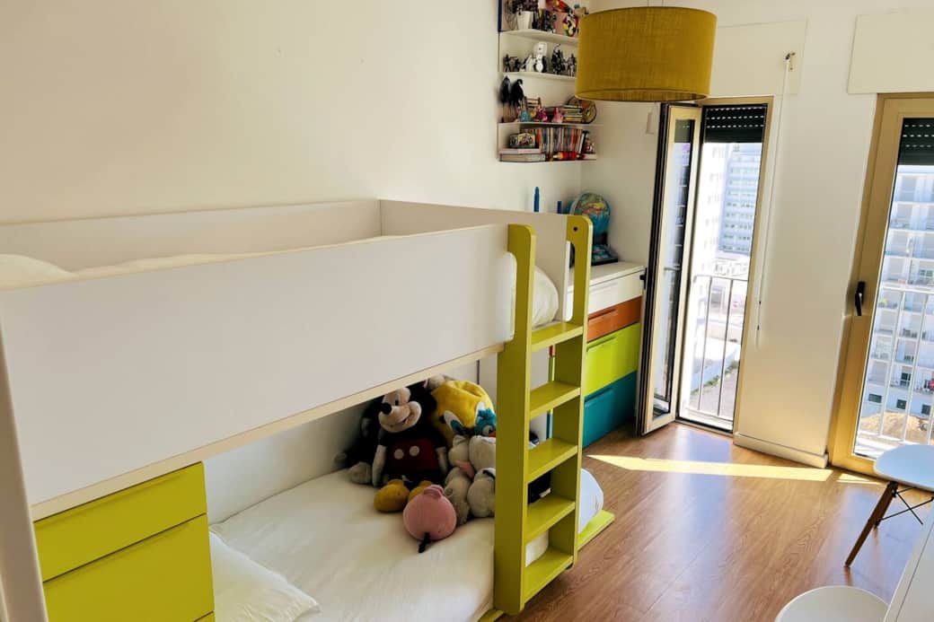 Bunk bed on second room