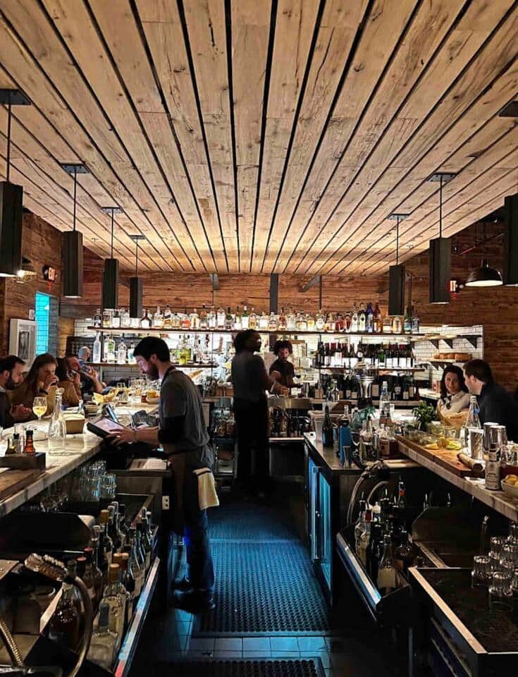 Barcelona bar And restaurant on Passyunk Avenue strip.