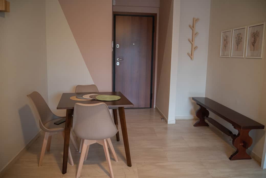 Dining area and entrance