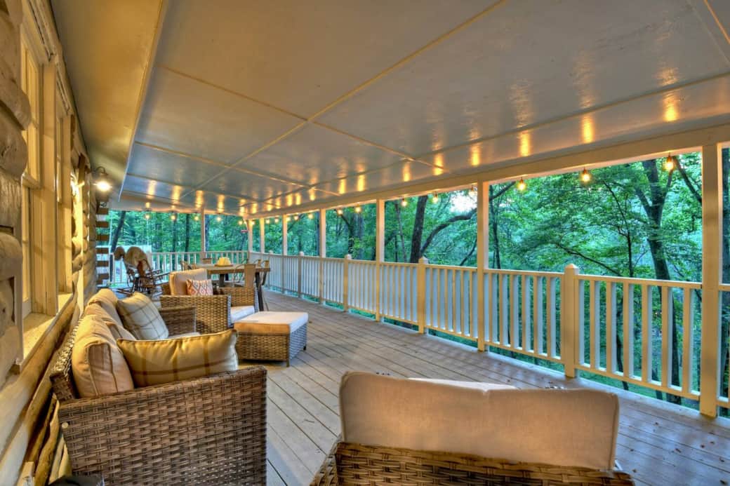Main level porch