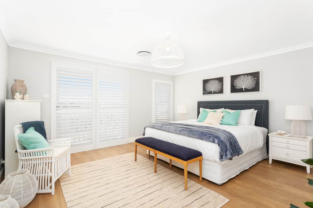 Bed 1 - Coral Room - King Bed + WIR & Ensuite