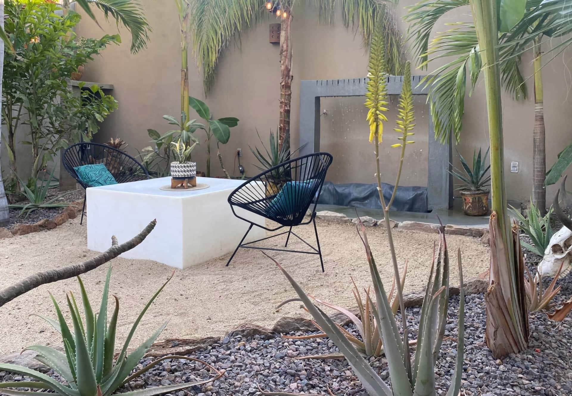 Garden with Water fountain