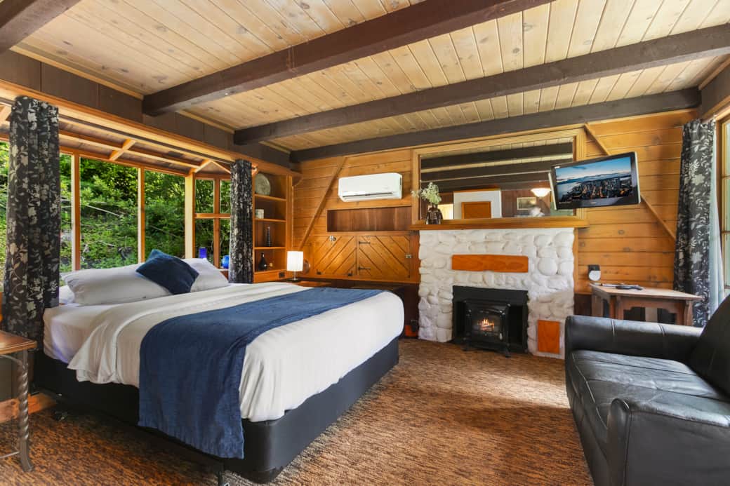Sleeping and living area
